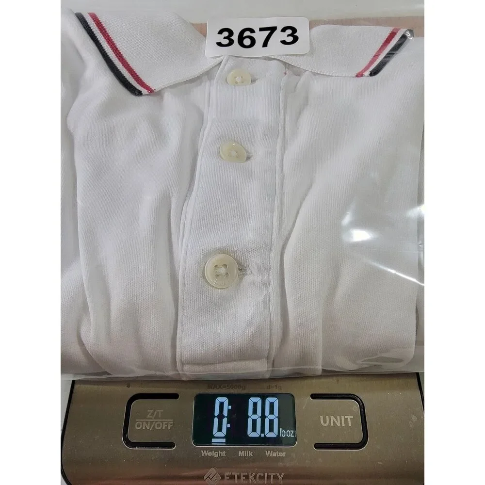 Ralph Lauren Custom Slim Fit Men's White Polo Shirt - XL